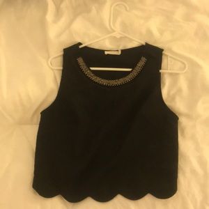 Lush women’s black blouse size small